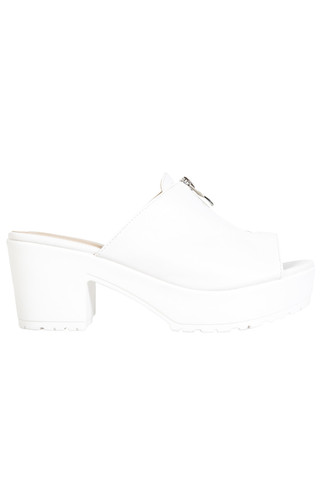 Slip On 90s Zipper Mule