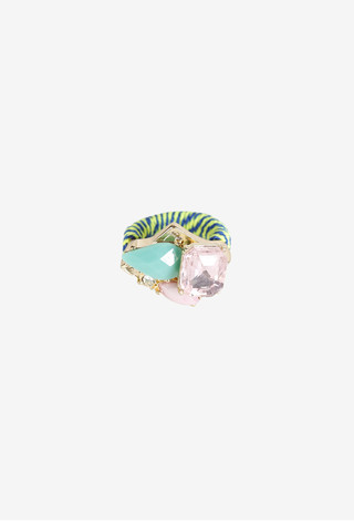 Braided Bejeweled Ring