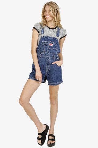 Over It Deadstock Overalls - Denim Blue