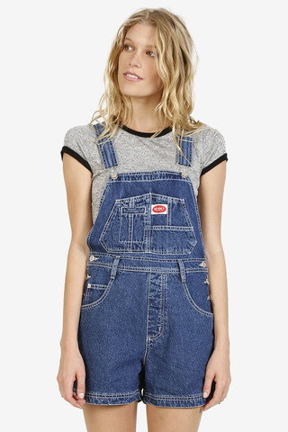 Over It Deadstock Overalls - Denim Blue