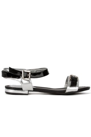 Metallic AH! Cross Over Sandal